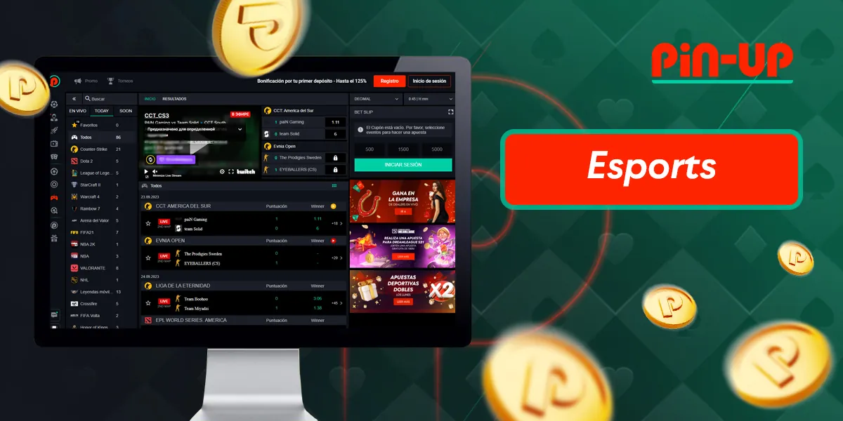 Características de las apuestas deportivas electrónicas en PinUp para usuarios peruanos